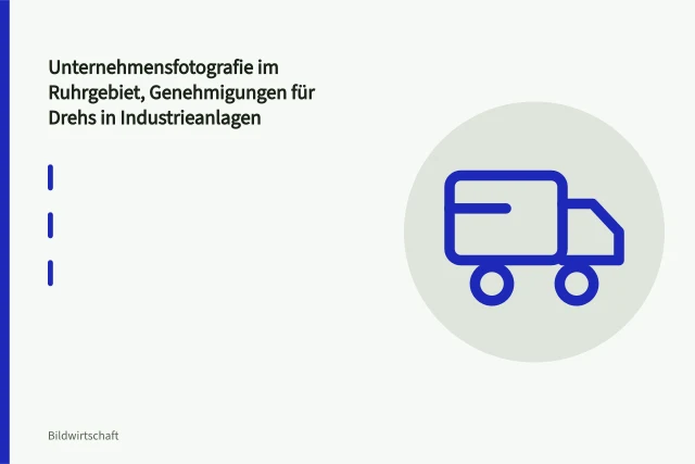 Stativkamera auf öffentlicher Verkehrsfläche vor Stahlwerk im Ruhrgebiet. Unternehmensfotografie im Ruhrgebiet, Genehmigungen für Drehs in Industrieanlagen