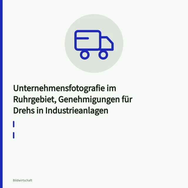 Stativkamera auf öffentlicher Verkehrsfläche vor Stahlwerk im Ruhrgebiet. Unternehmensfotografie im Ruhrgebiet, Genehmigungen für Drehs in Industrieanlagen